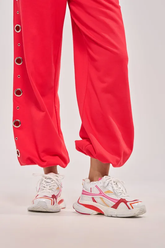 AKIRA GOLD MELAE WHITE AND PINK SNEAKER made by AKIRA