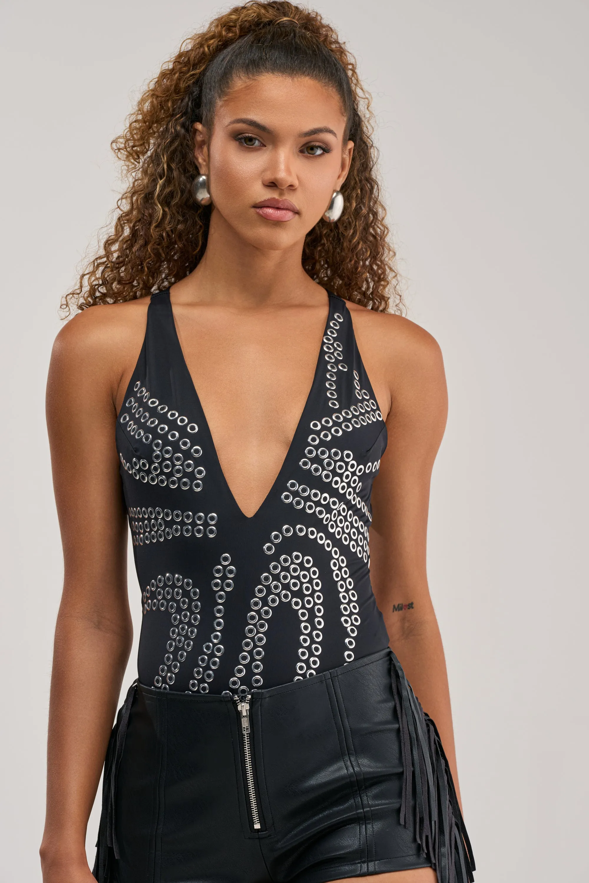 JENNA GROMMET BODYSUIT sold by AKIRA product image thumbnail 2
