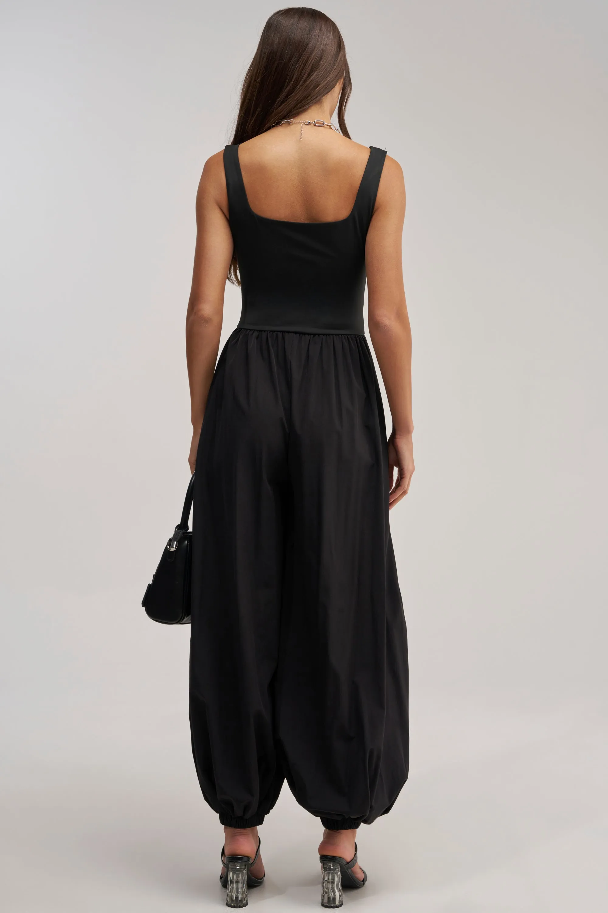 FLIRT ALERT SQUARE NECK JUMPSUIT sold by AKIRA product image thumbnail 4