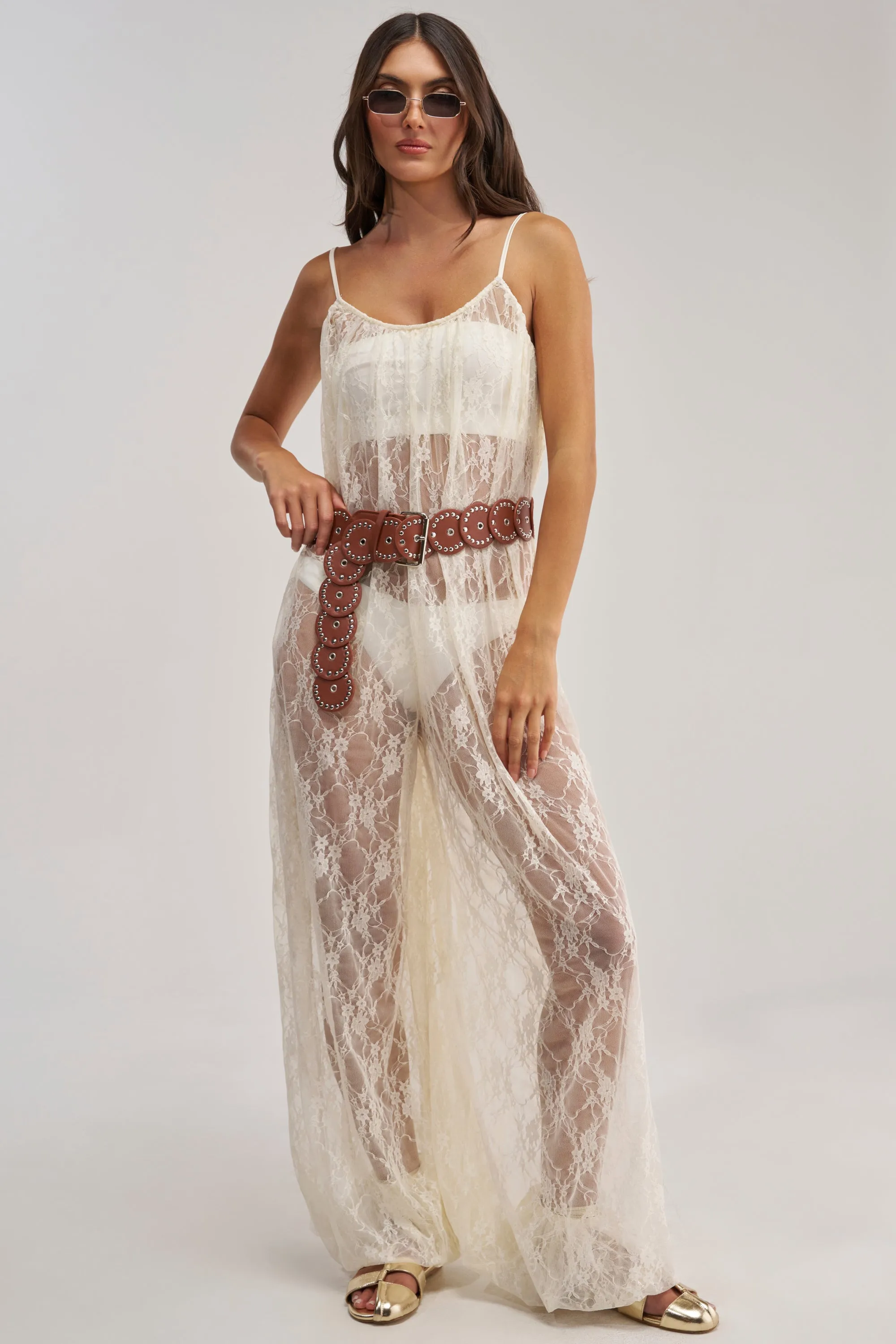MYSTICAL BLOOM LACE JUMPSUIT sold by AKIRA product image thumbnail 4