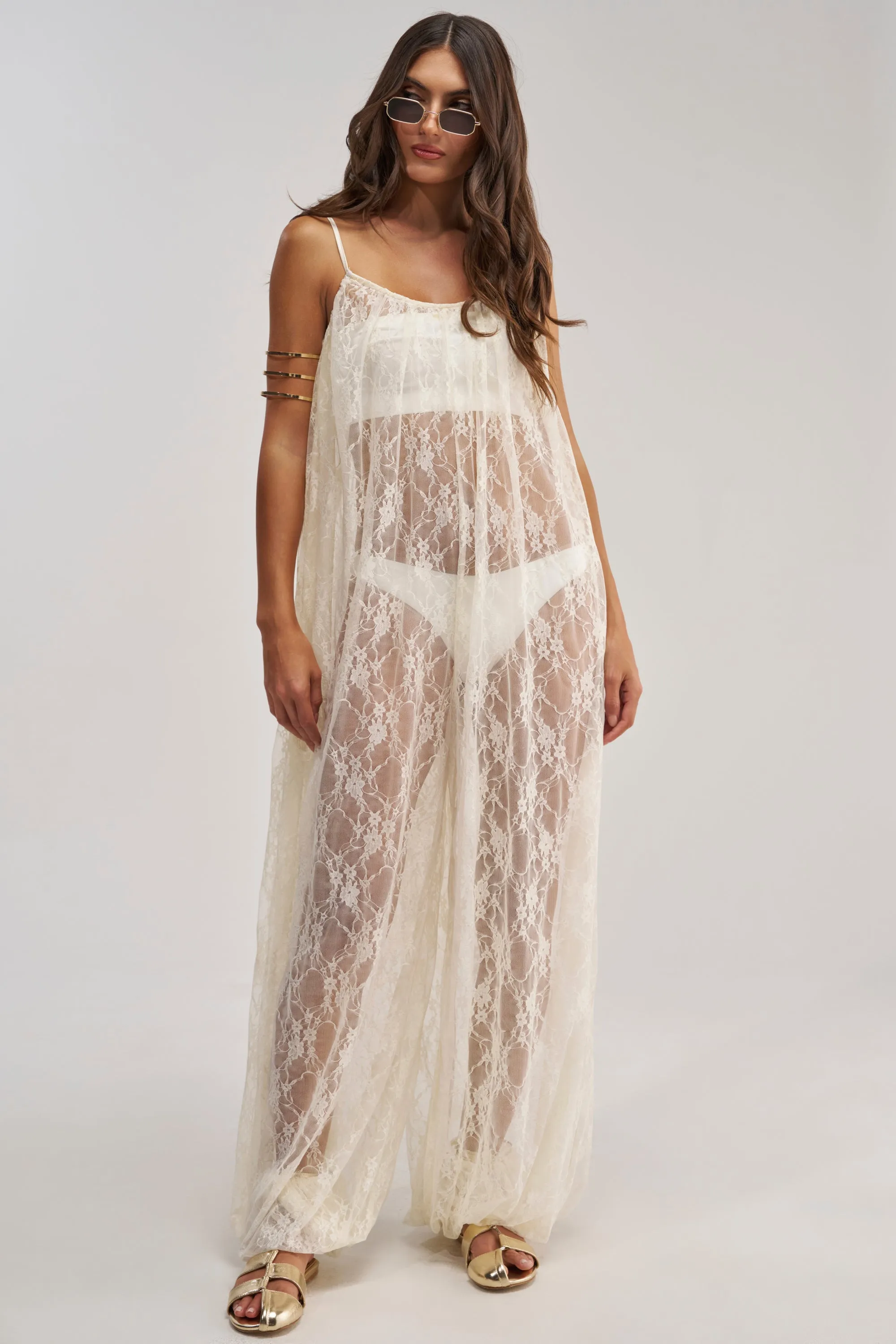 MYSTICAL BLOOM LACE JUMPSUIT sold by AKIRA product image thumbnail 3