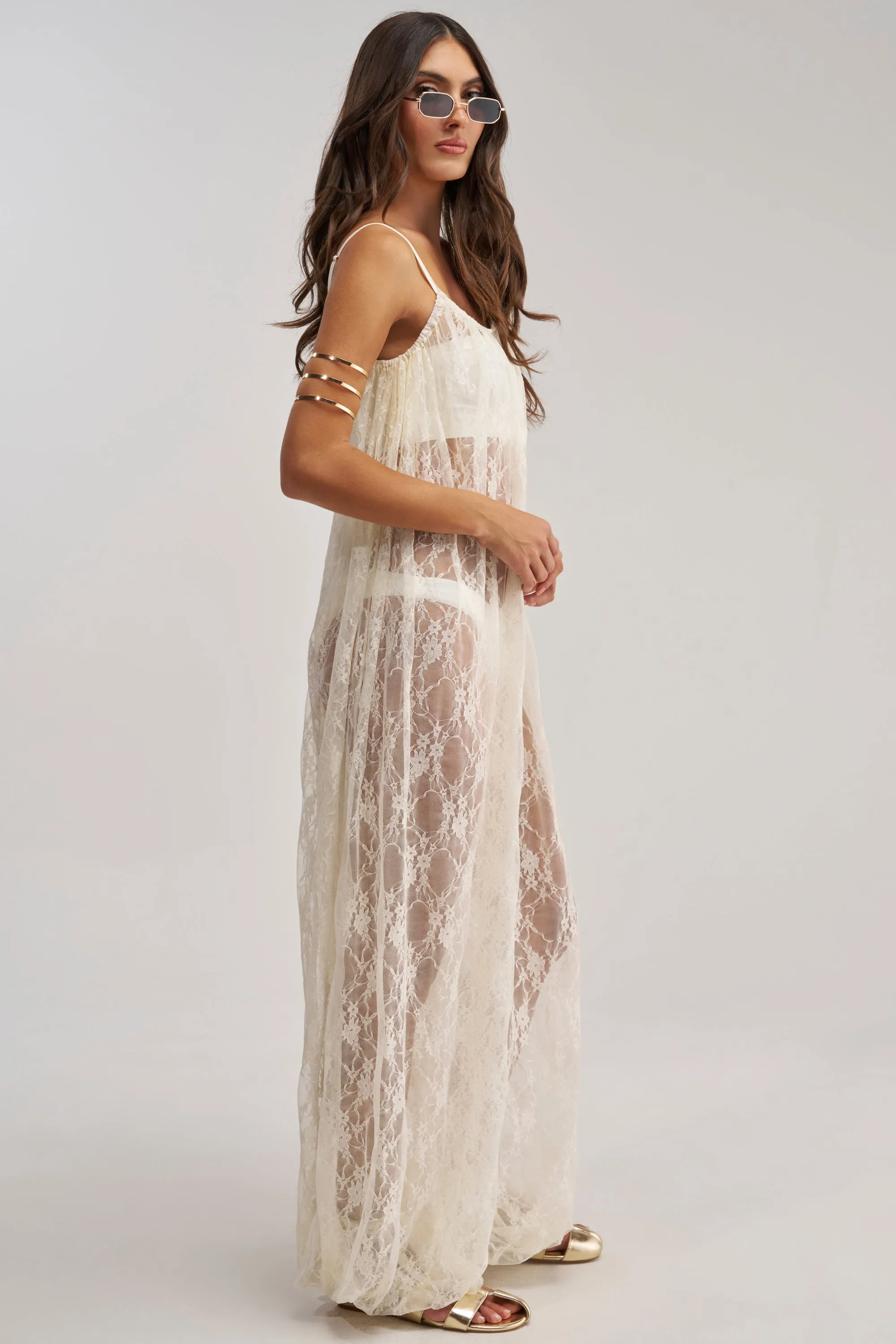 MYSTICAL BLOOM LACE JUMPSUIT sold by AKIRA product image thumbnail 5