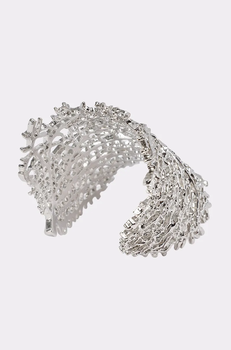 AT THE EVENT BRACELET CUFF IN SILVER sold by AKIRA product image thumbnail 3