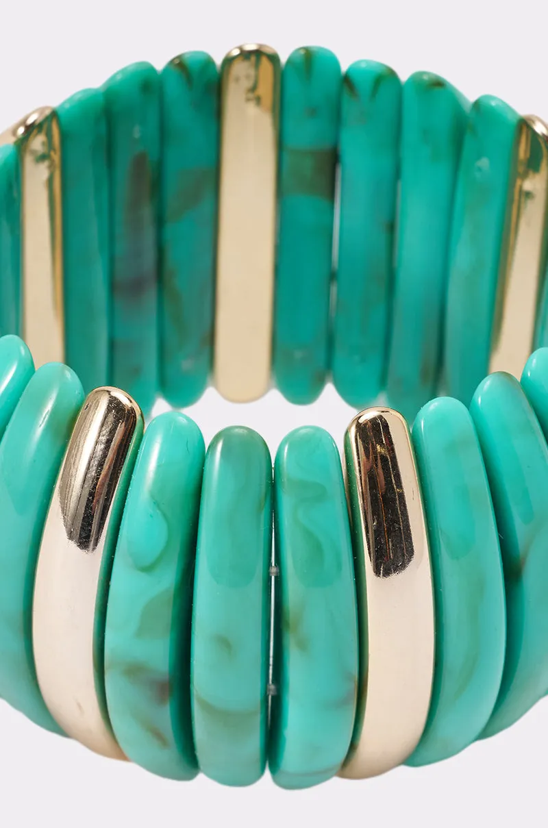 DISC BRACELET IN TURQUOISE sold by AKIRA product image thumbnail 4