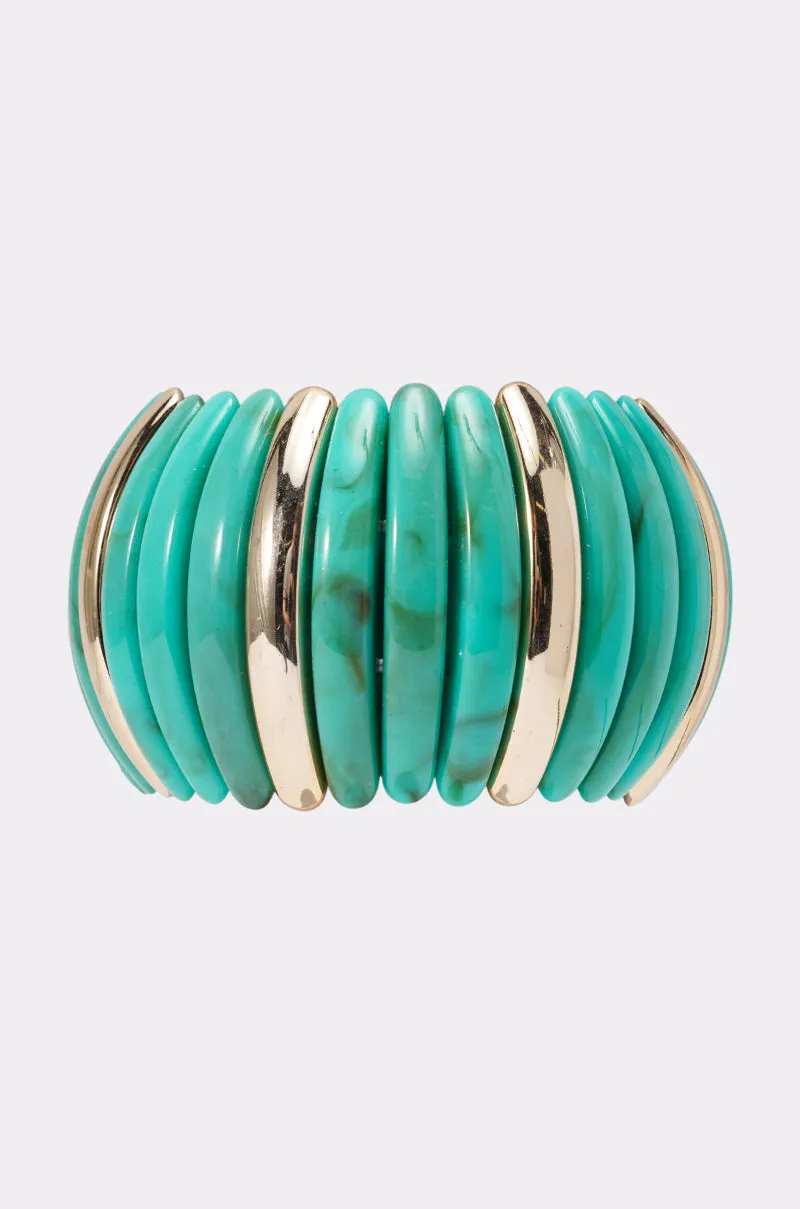 DISC BRACELET IN TURQUOISE sold by AKIRA product image thumbnail 2