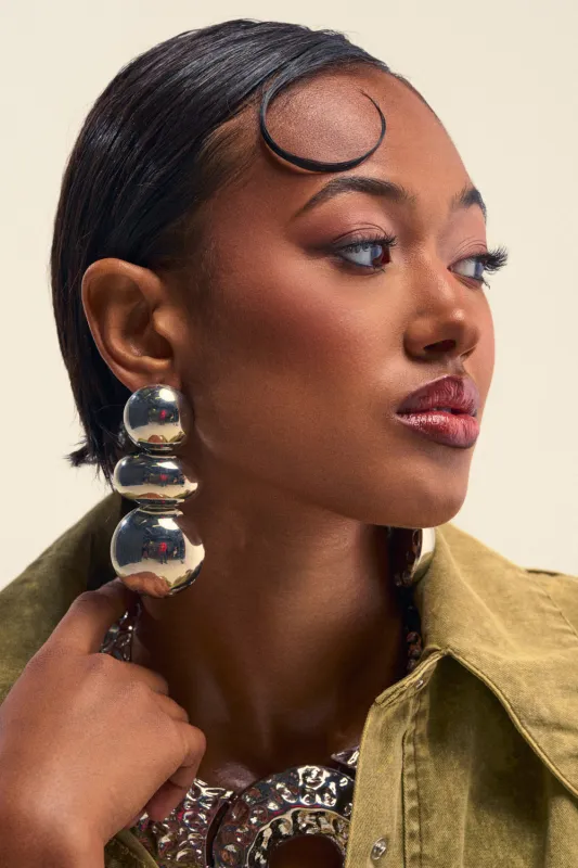 BALLS TO THE WALL EARRING made by AKIRA