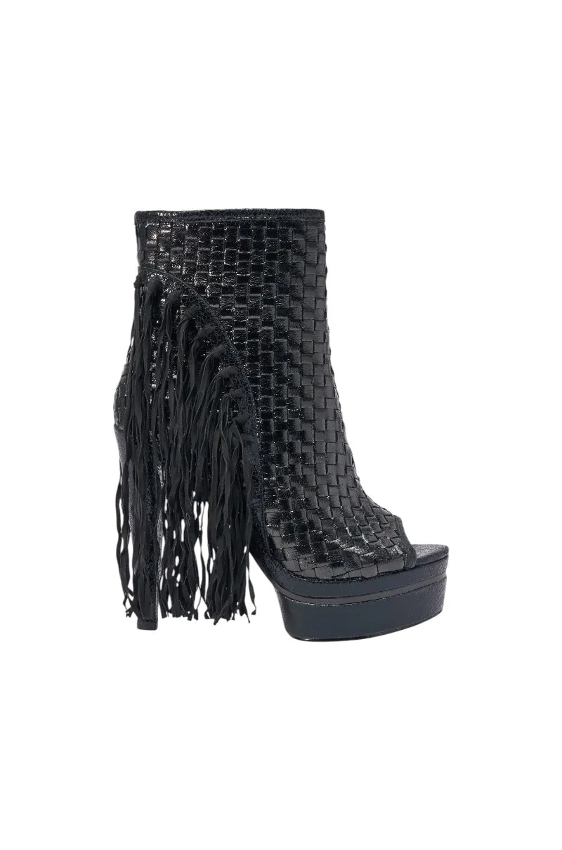 AZALEA WANG MARTEENA OPEN TOE PLATFORM BOOTIE sold by AKIRA product image thumbnail 4