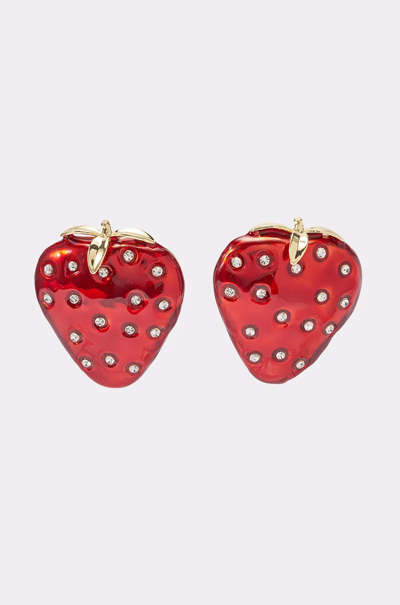 SO FRESHHH STRAWBERRY EARRING sold by AKIRA