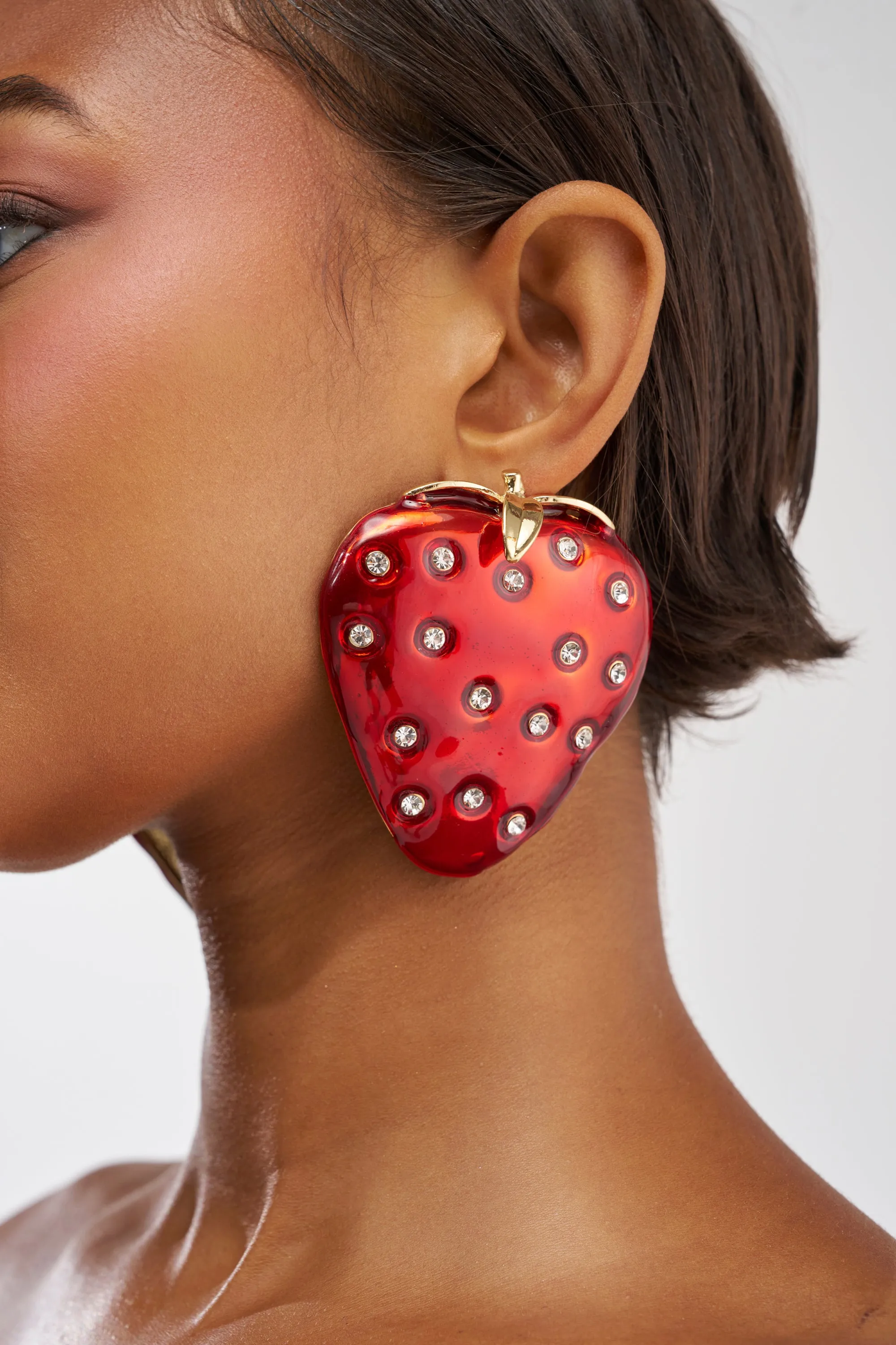 SO FRESHHH STRAWBERRY EARRING sold by AKIRA product image thumbnail 3