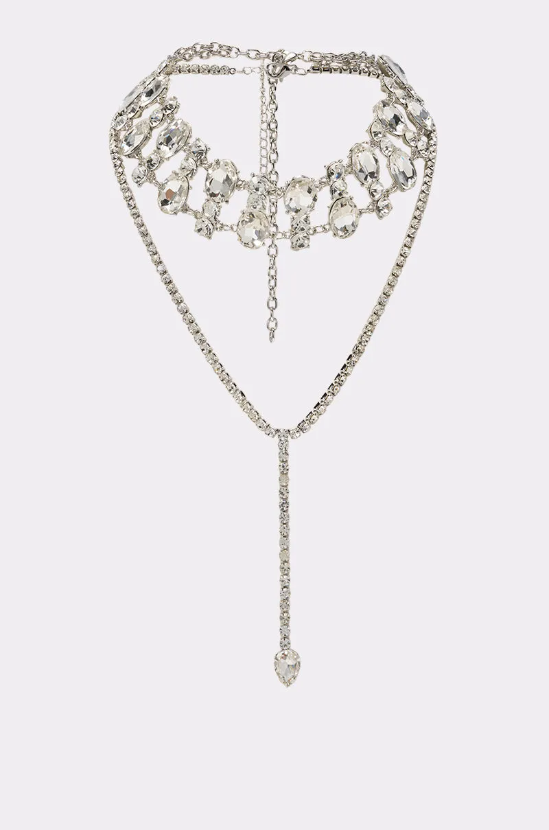 DIAMOND LOVER LAYERED NECKLACE SET sold by AKIRA