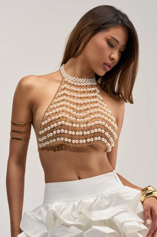 PEARL PLS BODY CHAIN made by AKIRA