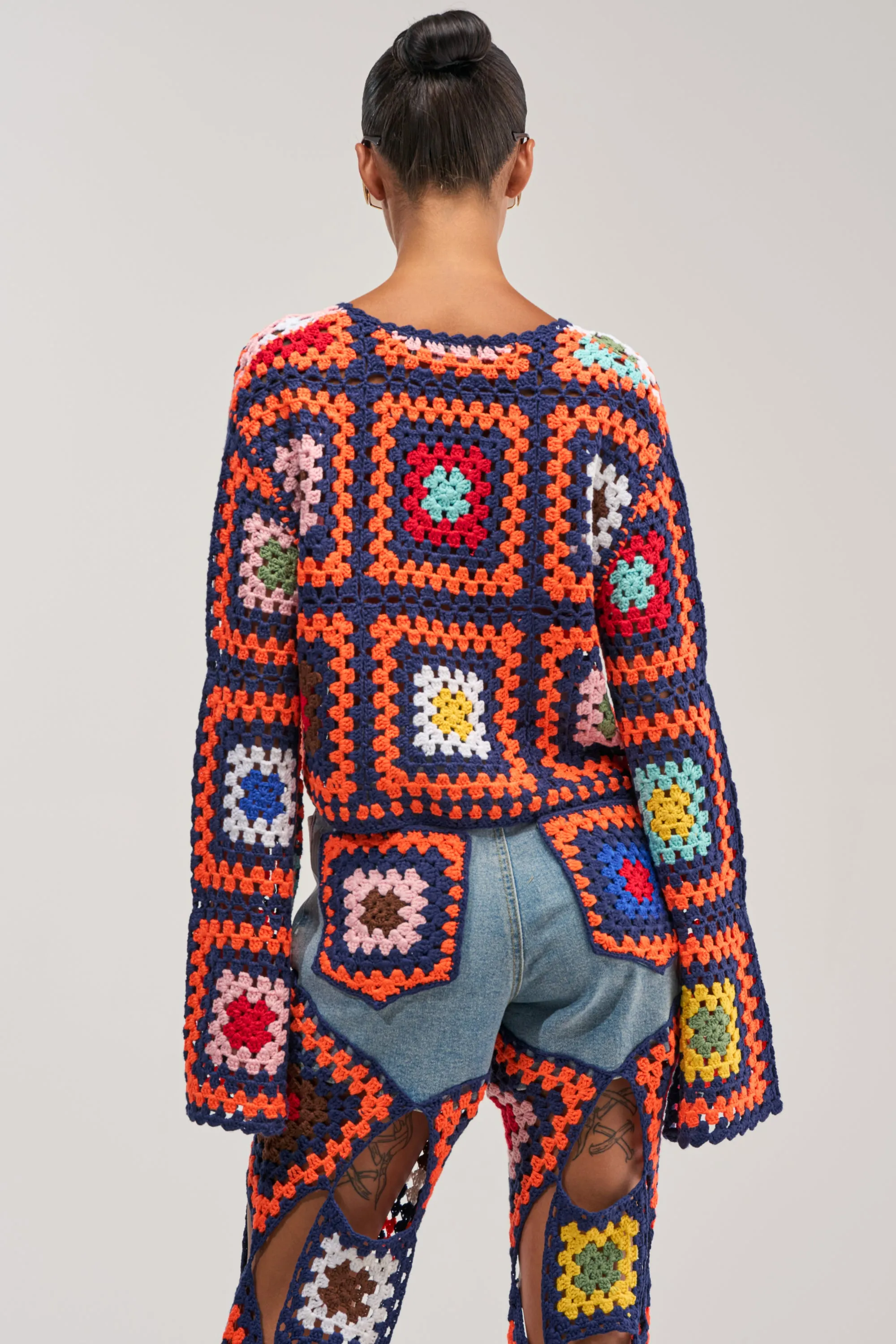MIXED FEELING CROCHET SWEATER sold by AKIRA product image thumbnail 5