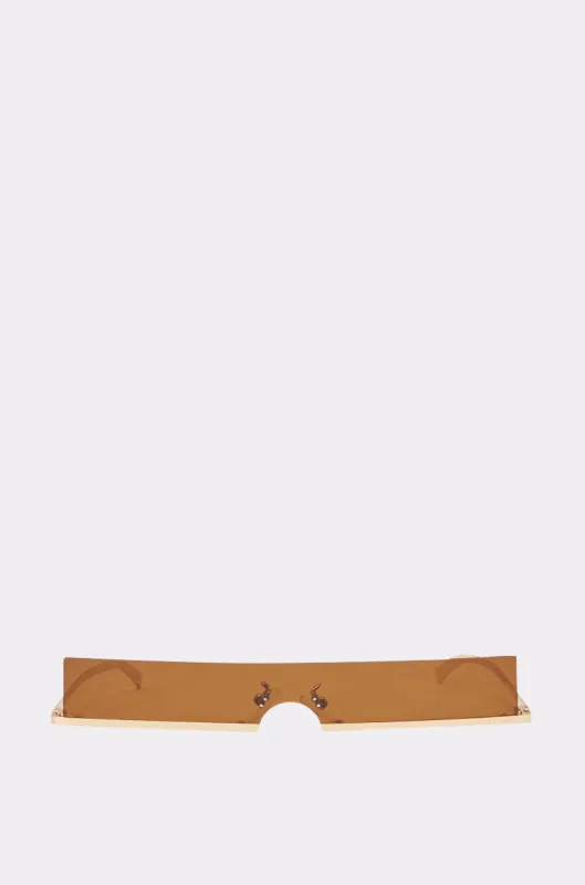 SLIM VISOR SUNGLASSES made by AKIRA