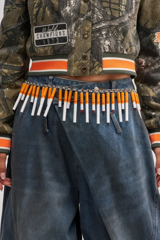 CAN I LIGHT UP BELT made by AKIRA