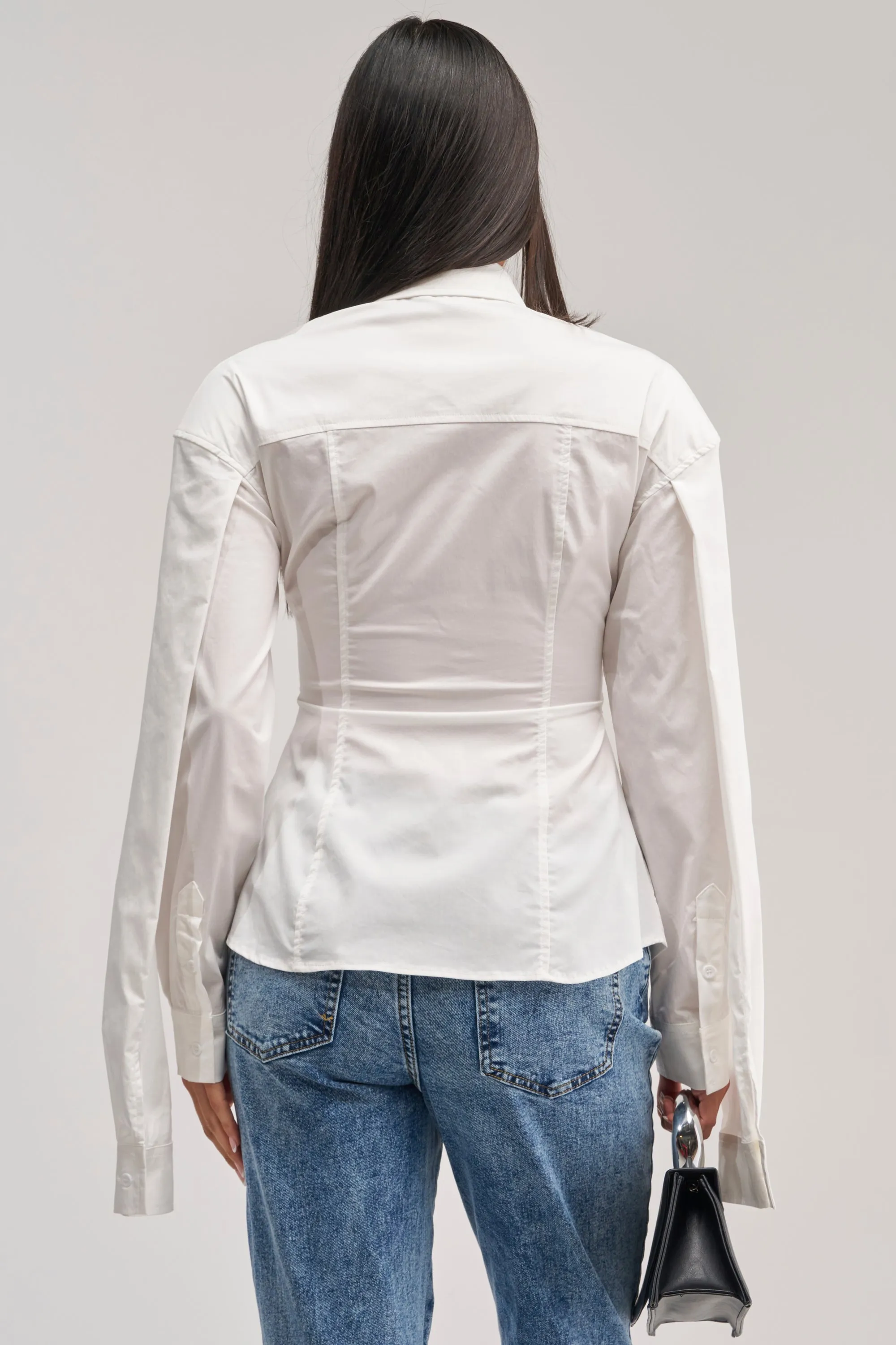BOSS UP POPLIN BLOUSE sold by AKIRA product image thumbnail 5