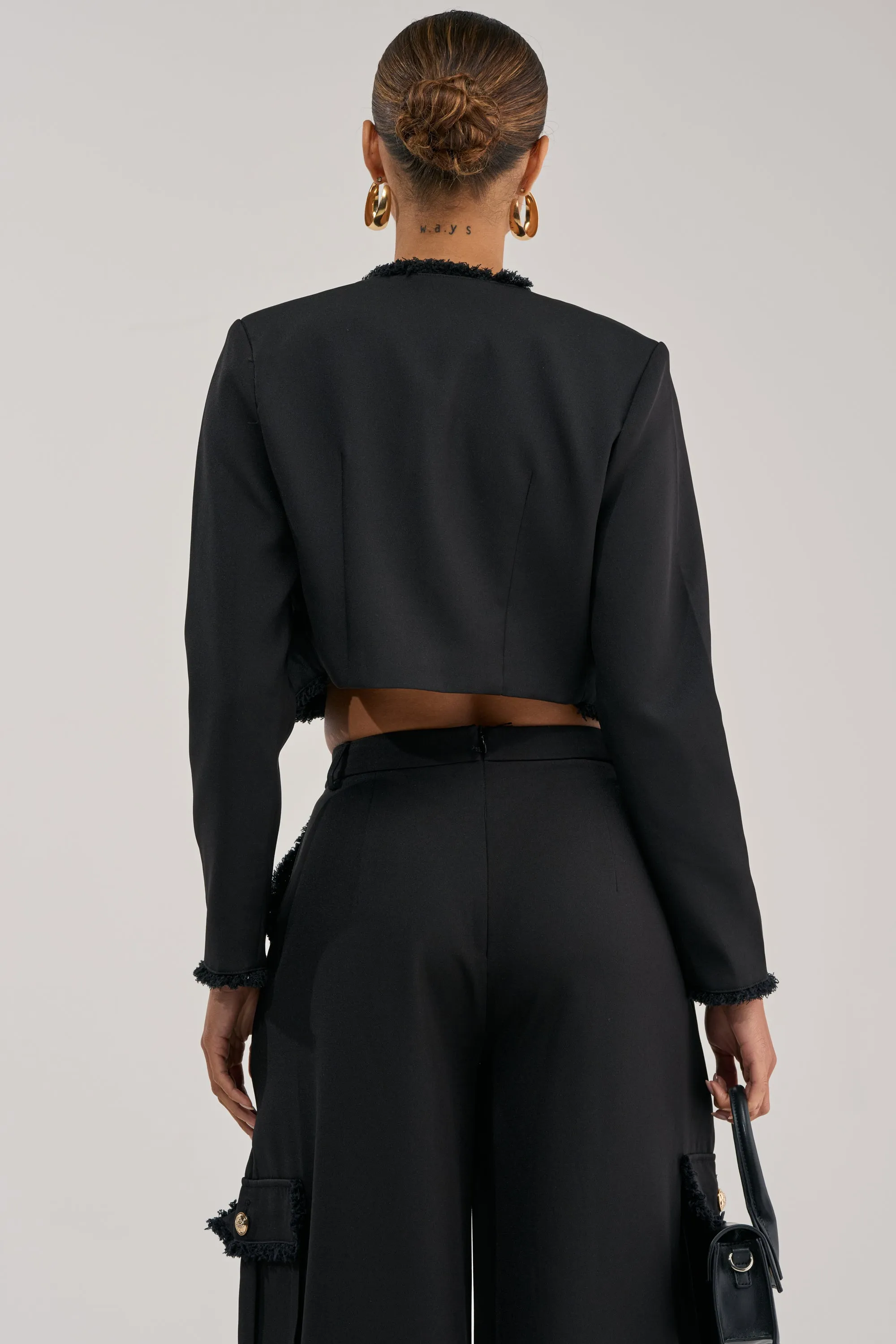 CELINE CROPPED BLAZER sold by AKIRA product image thumbnail 4