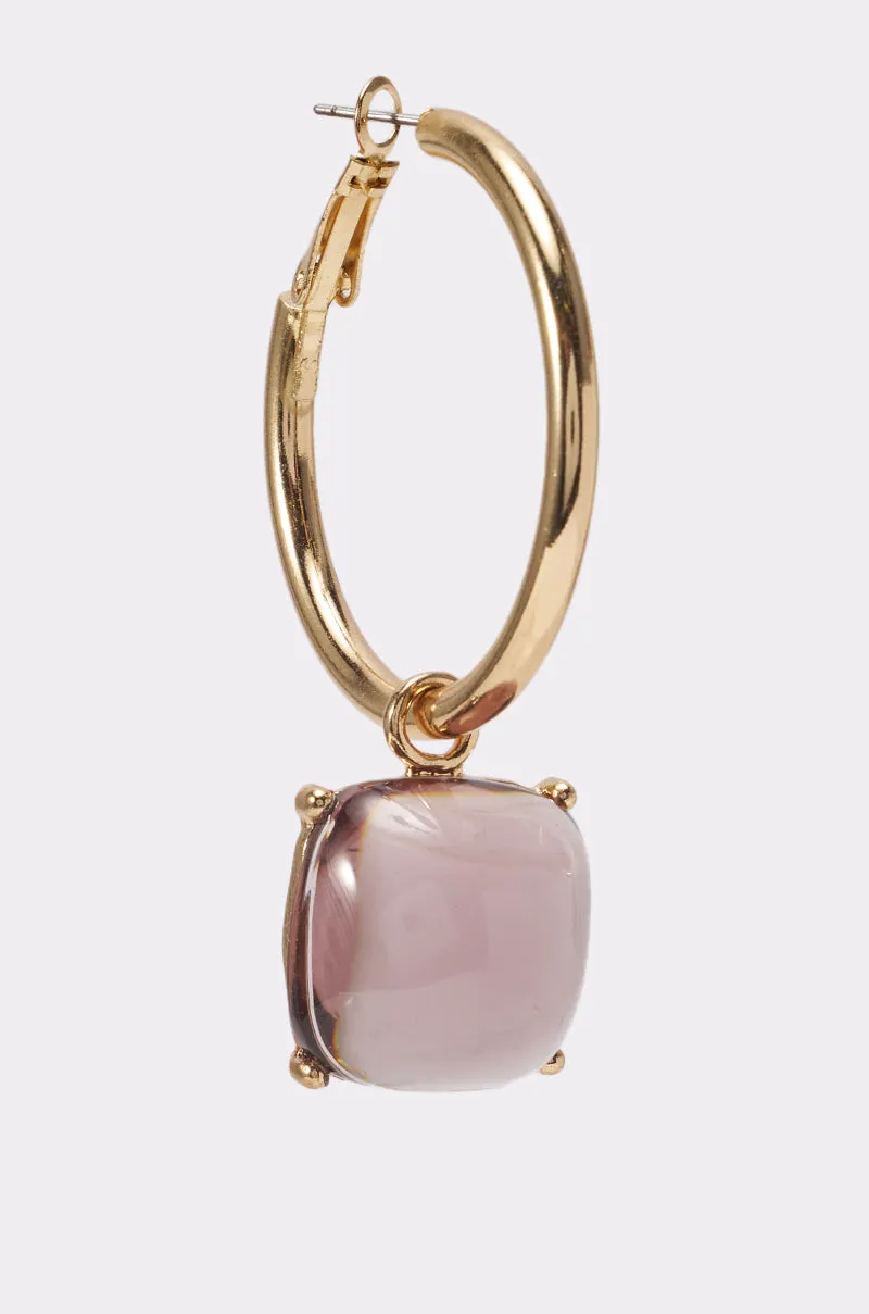 PURPLE HAZE DROP HOOPS sold by AKIRA product image thumbnail 4