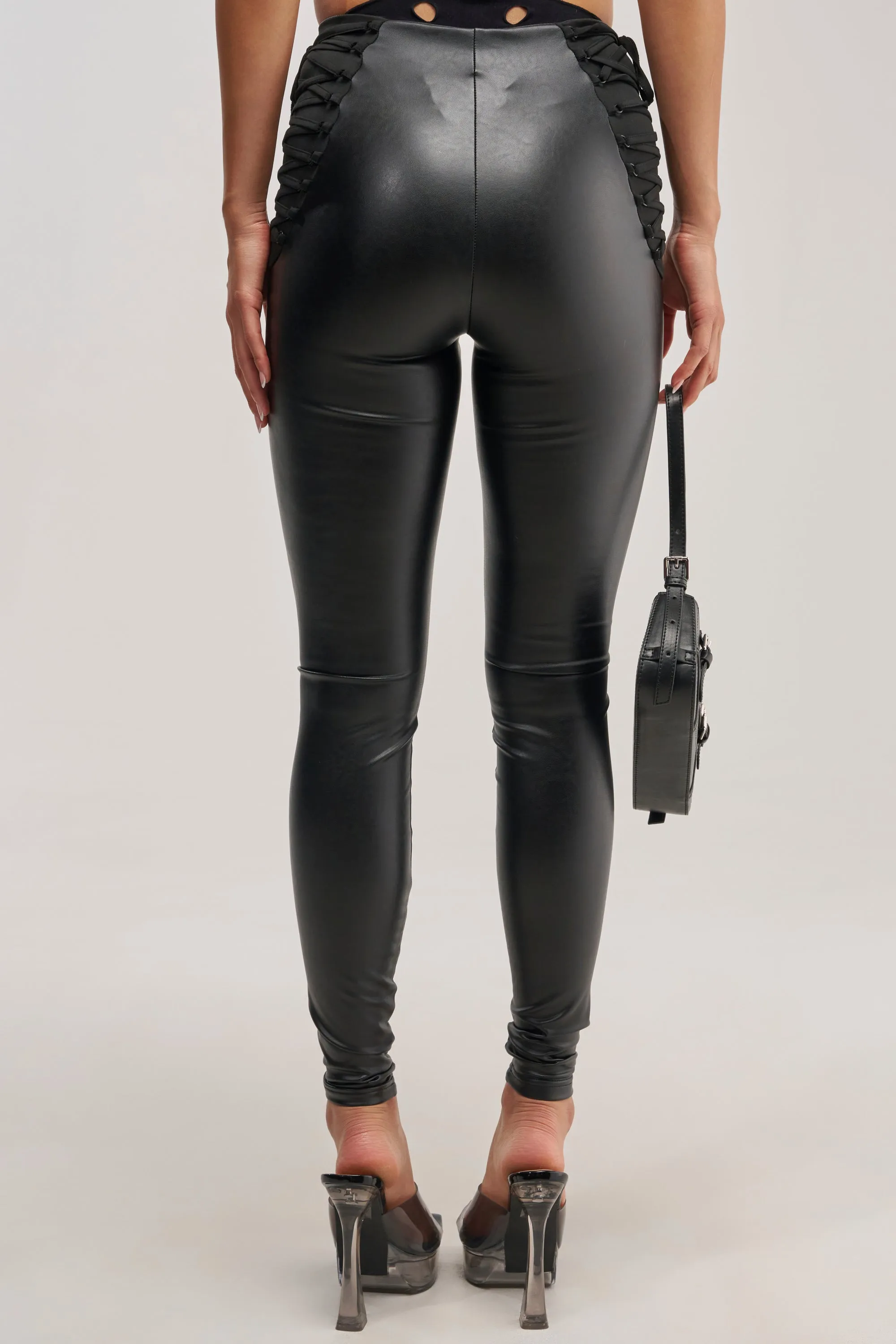 SEXY AS HELL LACE UP LEGGING sold by AKIRA product image thumbnail 3