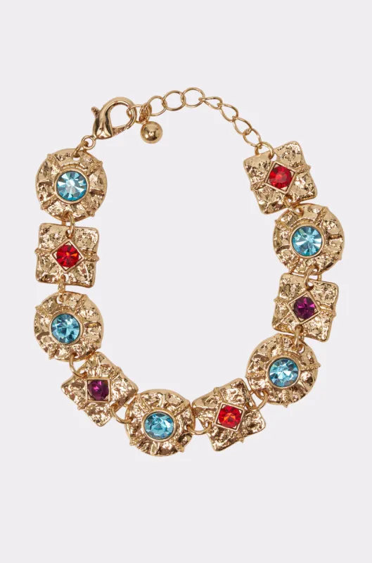 MULTICOLOR STONE BRACELET made by AKIRA