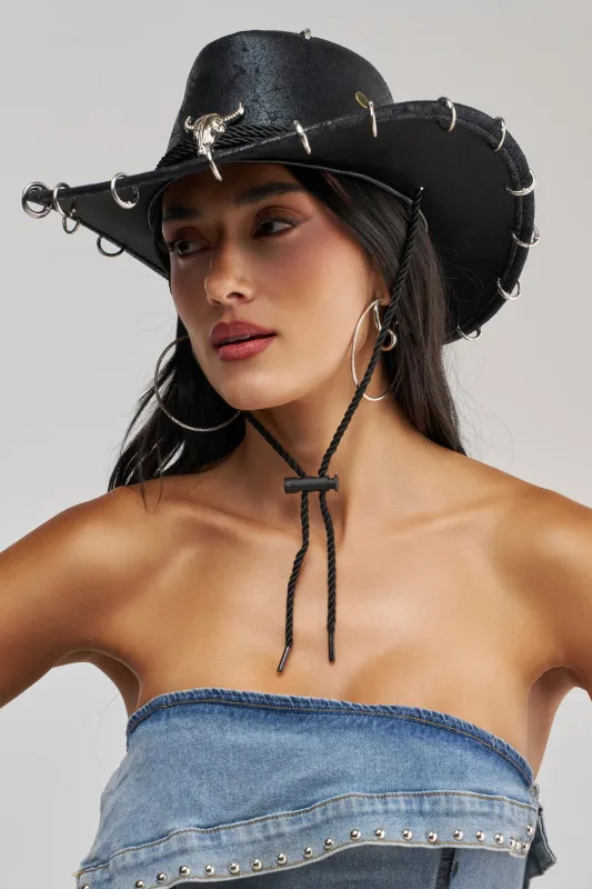TIME FOR THE RODEO COWBOY HAT made by AKIRA