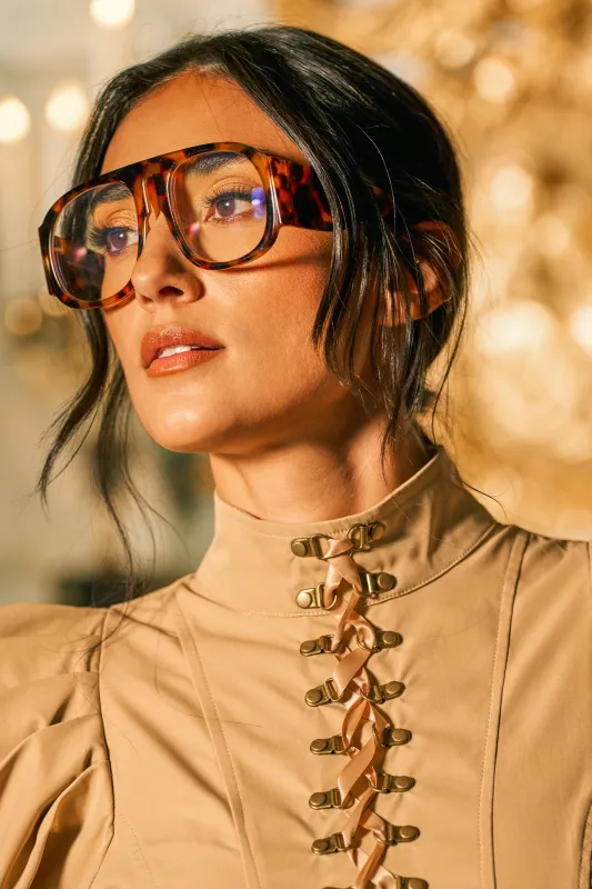 SHE MEANS BUSINESS GLASSES made by AKIRA