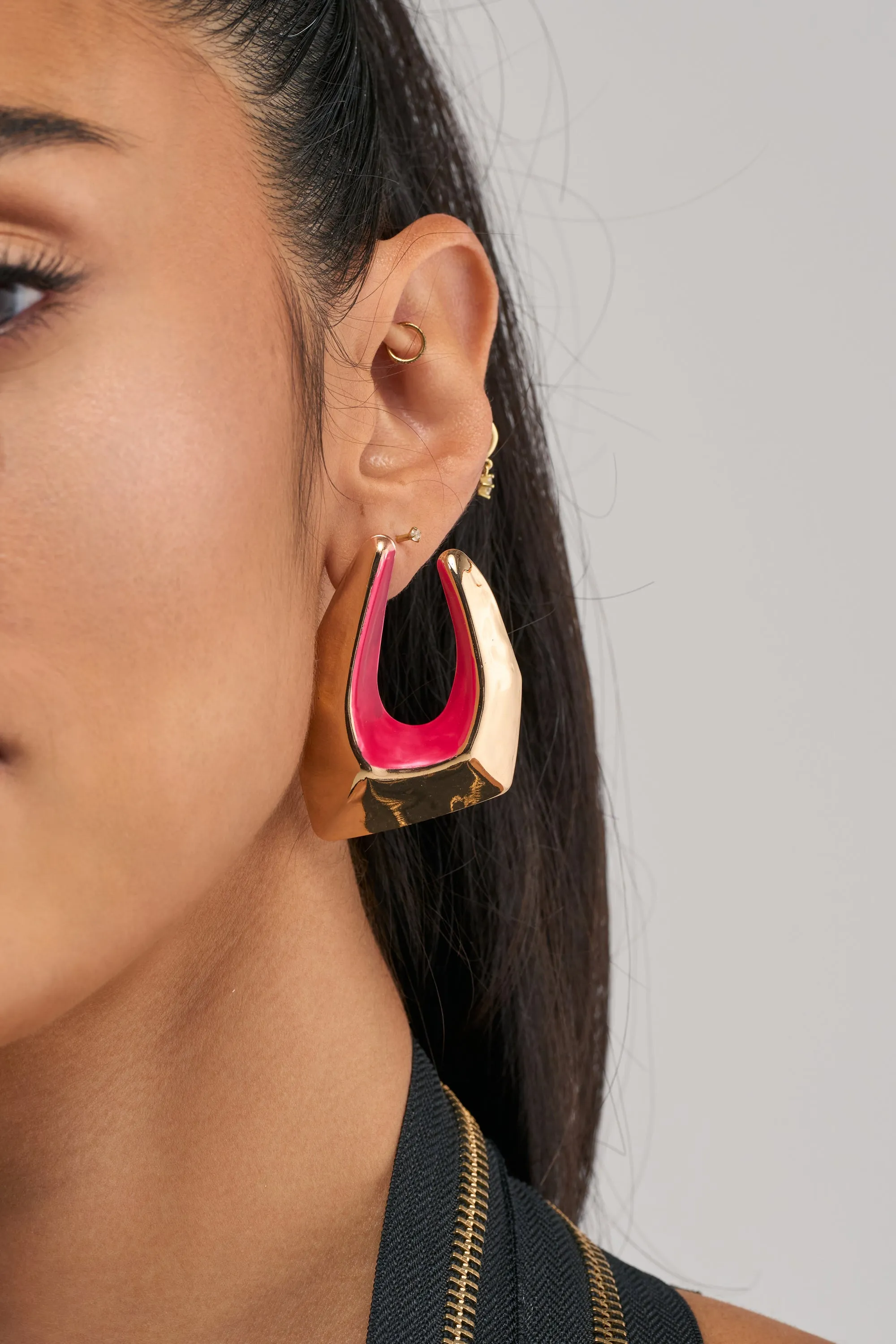 RED FLAG ENERGY EARRINGS sold by AKIRA product image thumbnail 3