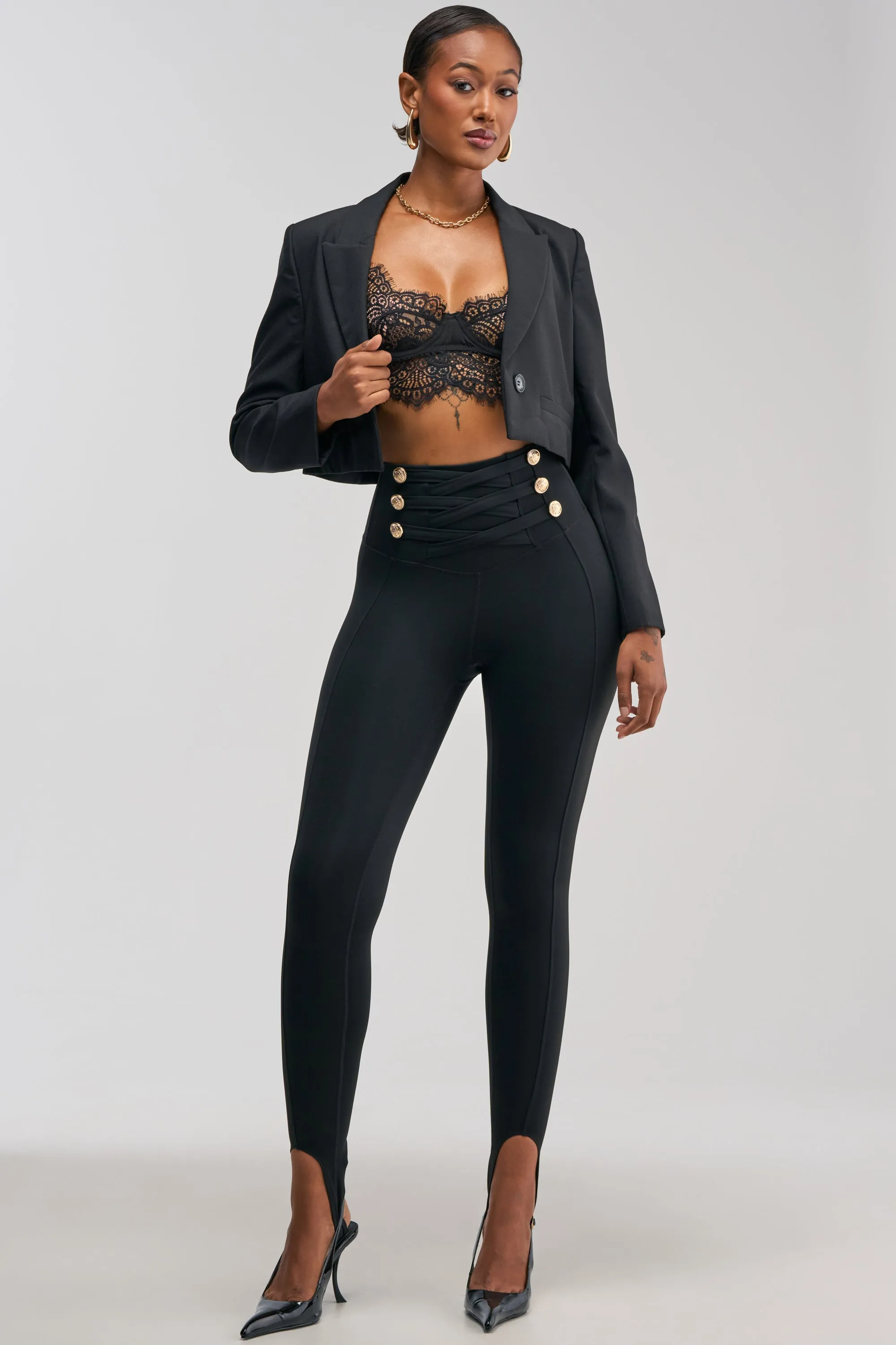COME AND BUY IT STIRRUP LEGGING sold by AKIRA