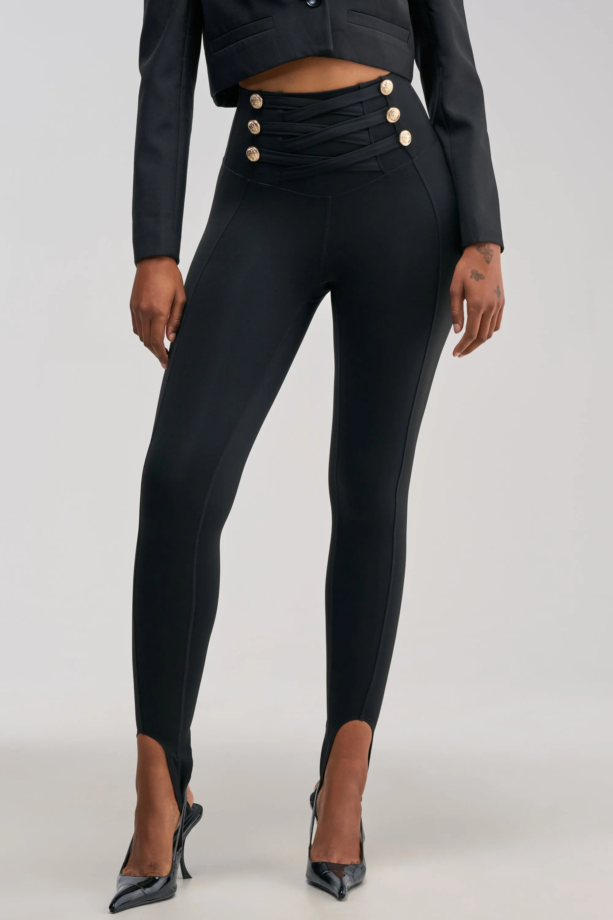 COME AND BUY IT STIRRUP LEGGING sold by AKIRA product image thumbnail 2