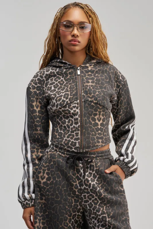 WILD SIDE ZIP UP HOODIE made by AKIRA