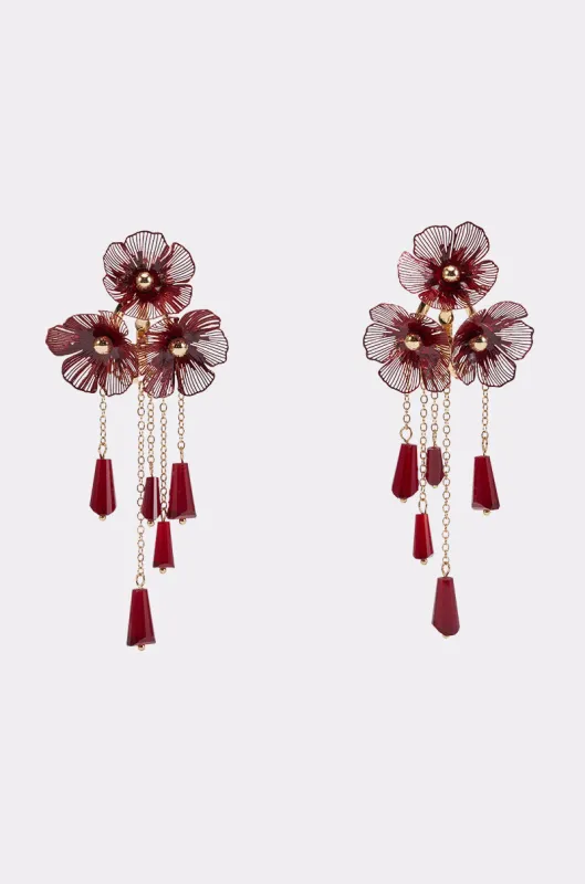 BURGUNDY DRIP CHANDELIERS made by AKIRA