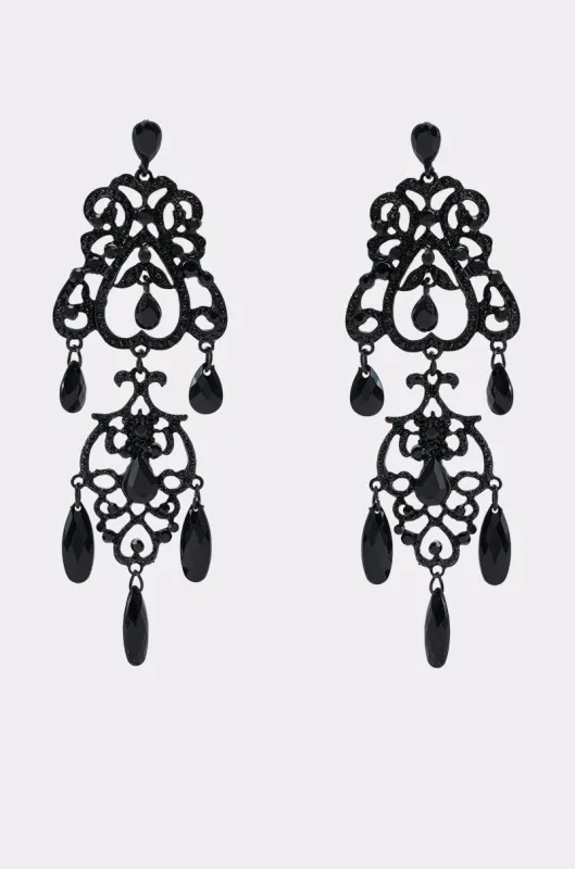 CROWN JEWEL DANGLE EARRINGS made by AKIRA
