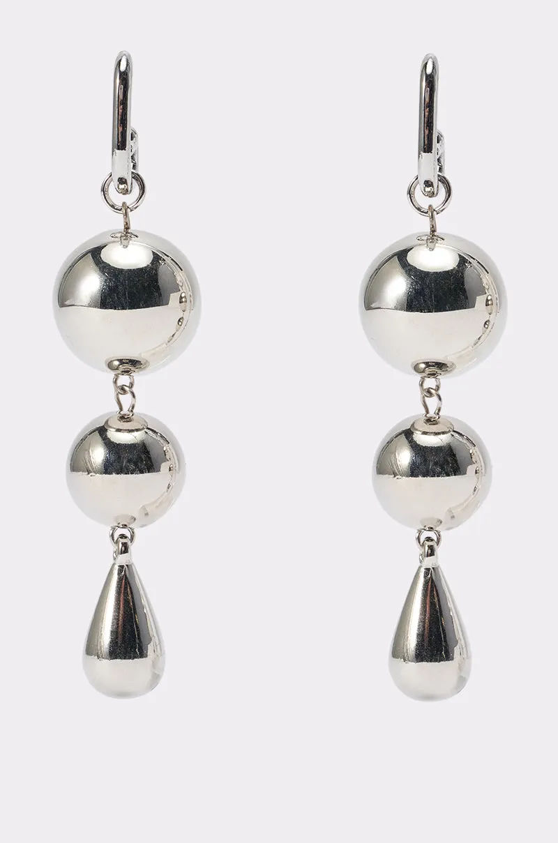 CHROME DROP EARRINGS sold by AKIRA product image thumbnail 2