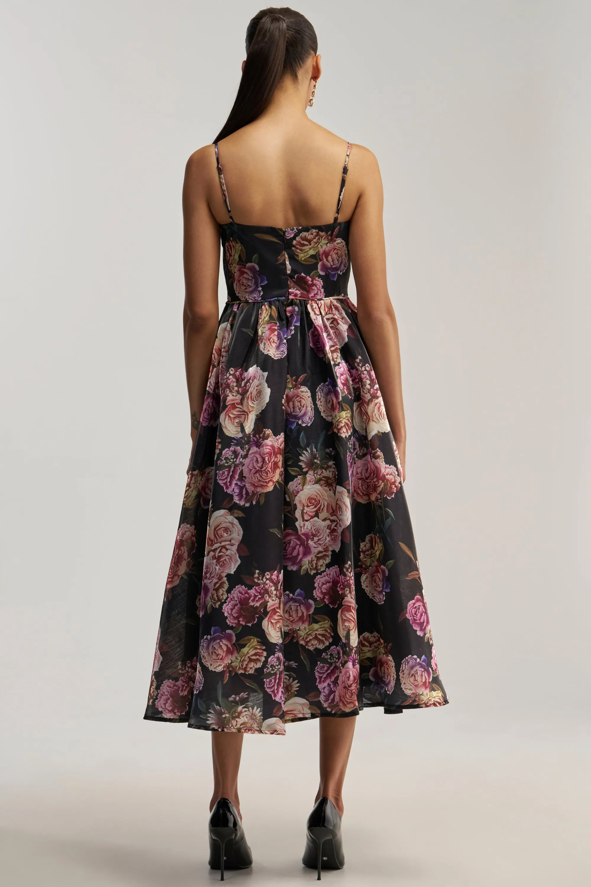 FEELING FLORAL MAXI DRESS IN PINK MULTI sold by AKIRA product image thumbnail 5