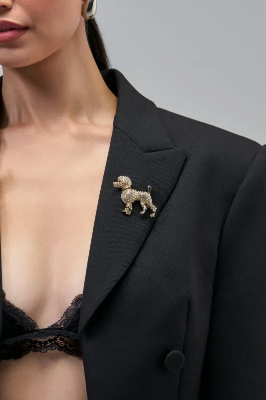 POODLE BROOCH made by AKIRA