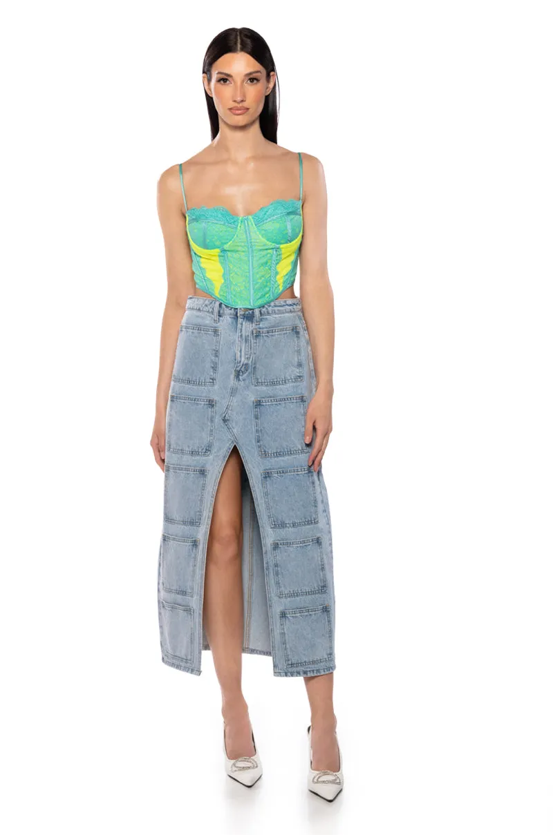 JUNIPER LACE CORSET sold by AKIRA product image thumbnail 2