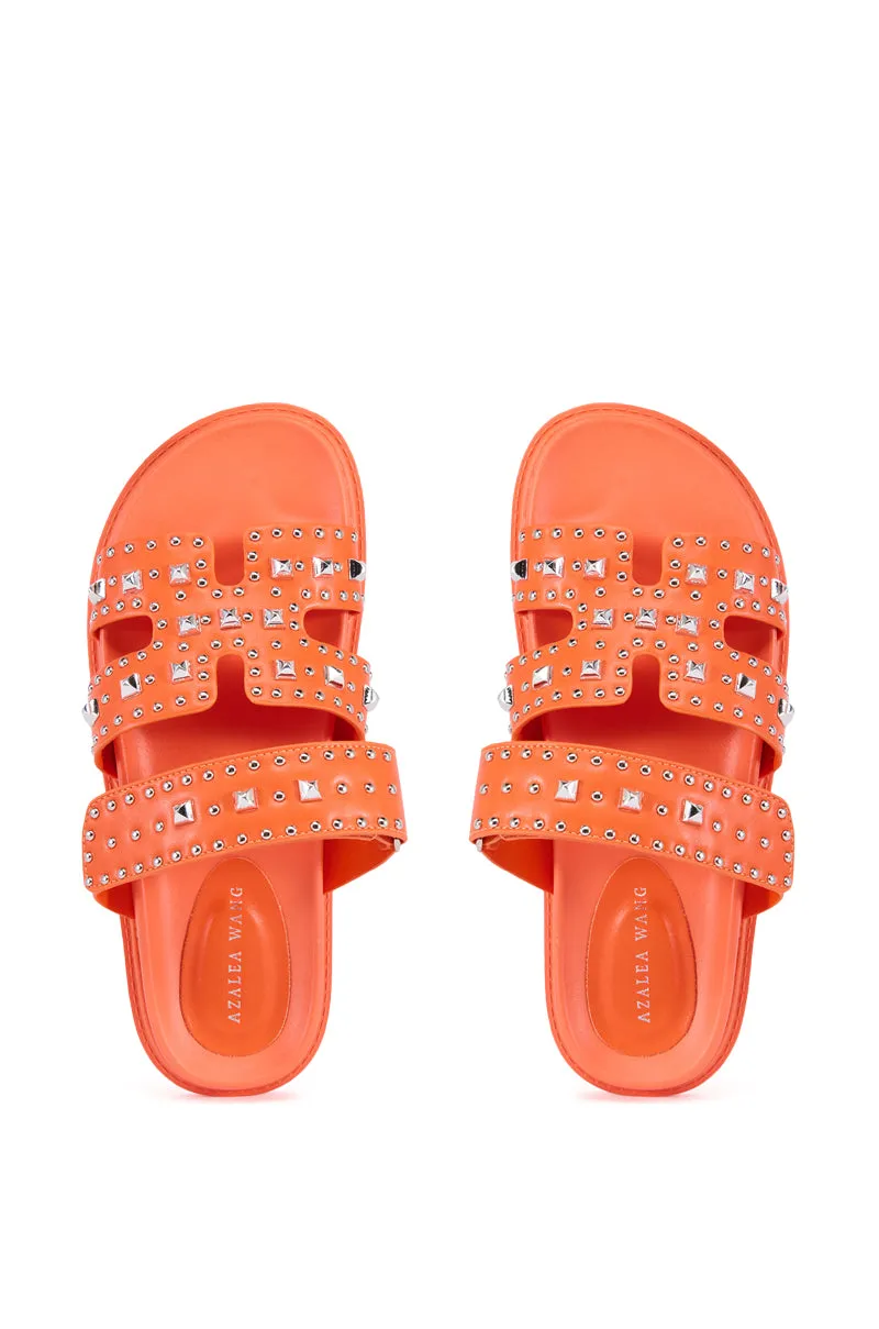 AZALEA WANG KEPLER ORANGE SANDAL sold by AKIRA product image thumbnail 2