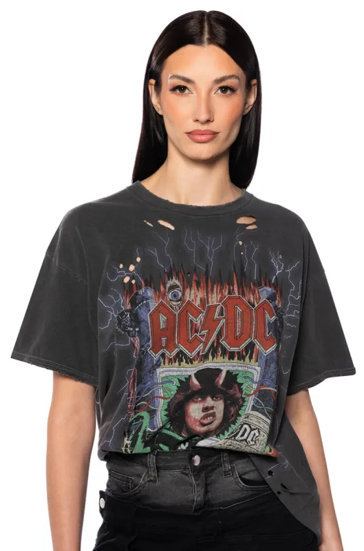 ACDC ANGUS ENERGY BAND T SHIRT sold by AKIRA