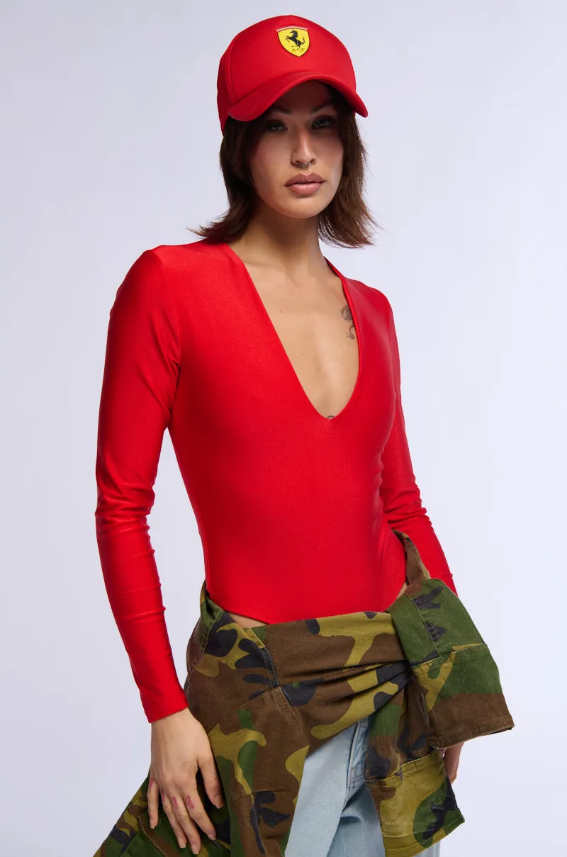 PAXTON NEW DISCO LONG SLEEVE BODYSUIT sold by AKIRA