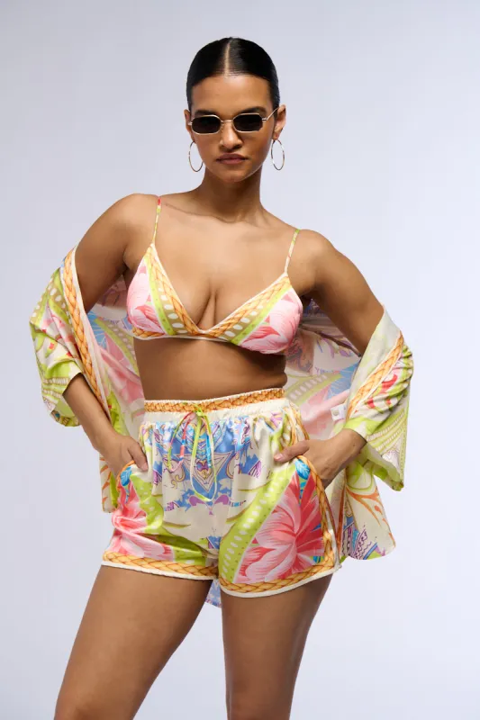 BAHAMA MAMA PRINTED BRALETTE TOP sold by AKIRA