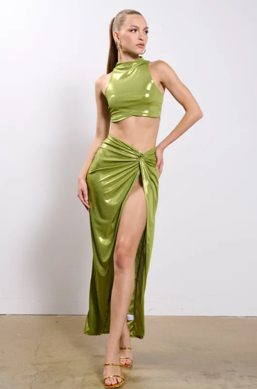 TRY ME MAXI SKIRT sold by AKIRA