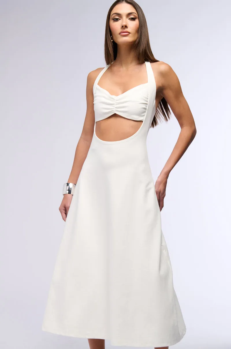 FROM DAY TO NIGHT KNIT MIDI DRESS sold by AKIRA