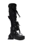 AZALEA WANG LENNOX 2 IN 1 STRAPPY SANDAL IN BLACK sold by AKIRA