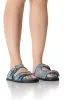 AZALEA WANG AVENTURA DENIM EMBELLISHED SANDAL sold by AKIRA