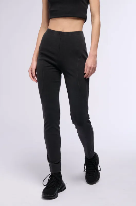 LETS GET TO WORK MINERAL WASH LEGGING sold by AKIRA