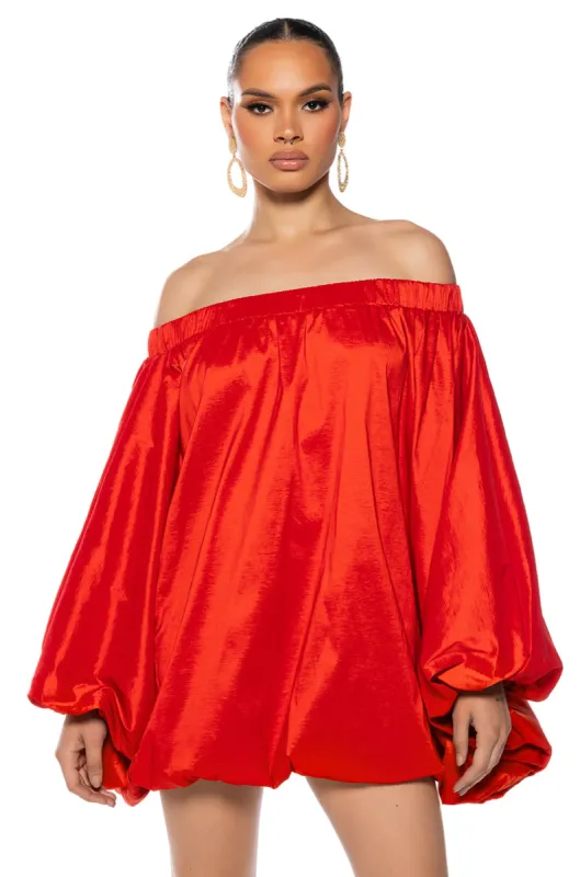 ALL BY MYSELF LONG SLEEVE FLOWY MINI DRESS sold by AKIRA