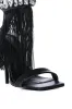 AZALEA WANG NEAVE EMBELLISHED TASSEL SANDAL IN BLACK sold by AKIRA