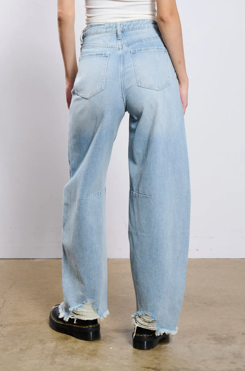SHE KNEW IT DENIM PANT sold by AKIRA product image thumbnail 4