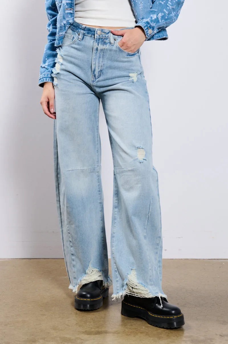 SHE KNEW IT DENIM PANT sold by AKIRA product image thumbnail 2