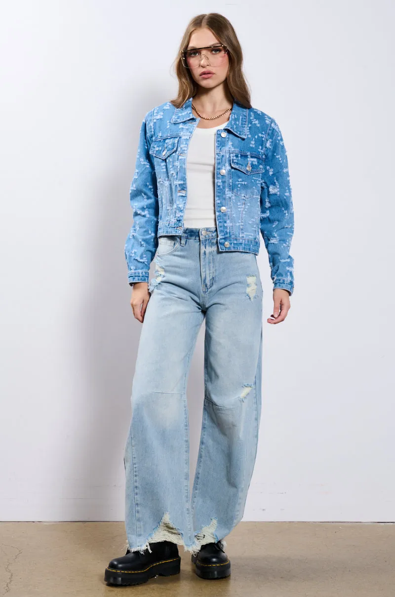 SHE KNEW IT DENIM PANT sold by AKIRA product image thumbnail 5