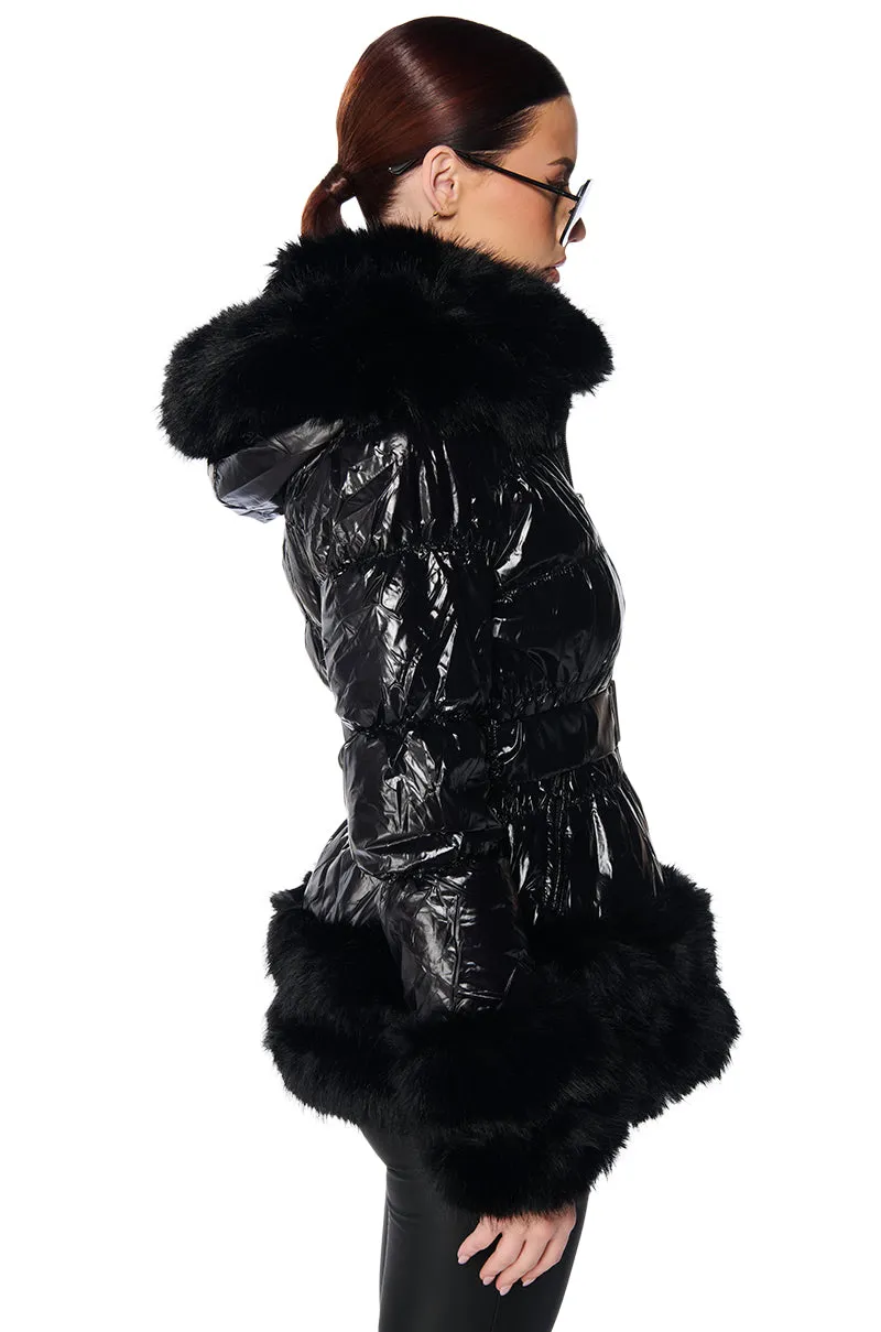 LENNETE PUFFER COAT sold by AKIRA product image thumbnail 4